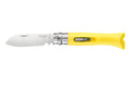 Couteau pliant Opinel Bricolage n°09 lame 8cm manche polyamide jaune