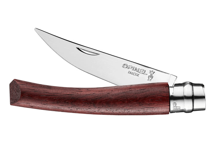 Couteau pliant Opinel Effilé n°08 lame poliglace 8cm manche padouk
