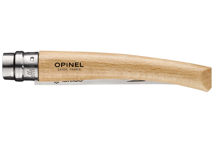 Couteau pliant Opinel Effilé n°10 lame 10cm manche hêtre