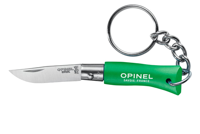 Couteau pliant Opinel Porte-clés Colorama n°02 lame 3,5cm manche charme vert prairie
