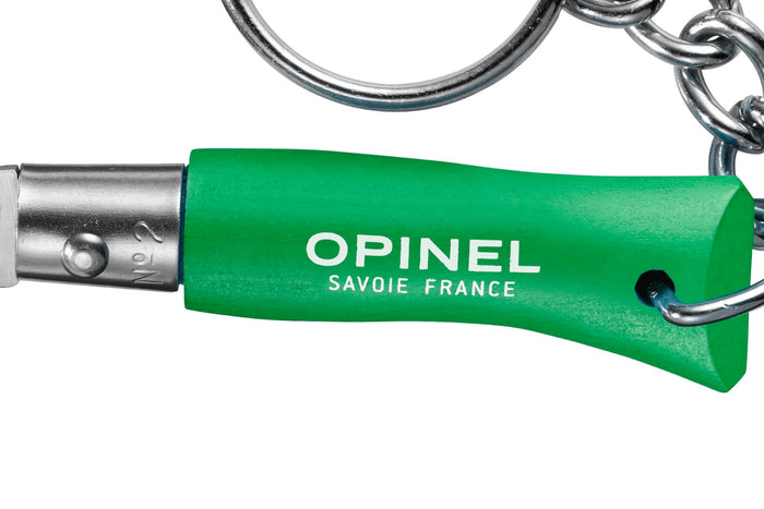 Couteau pliant Opinel Porte-clés Colorama n°02 lame 3,5cm manche charme vert prairie