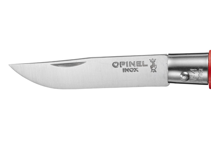 Couteau pliant Opinel Porte-clés Colorama n°04 lame 5cm manche charme rouge