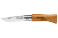 Couteau pliant Opinel Tradition Carbone n°02 lame 3,5cm manche hêtre