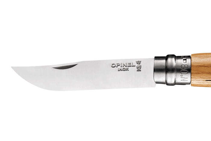 Couteau pliant Opinel Tradition Gravures Animalia Elan n°08 lame 8,5cm manche chêne
