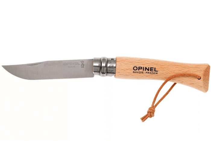 Couteau pliant Opinel Tradition Inox Baroudeur n°07 lame 8cm manche hêtre