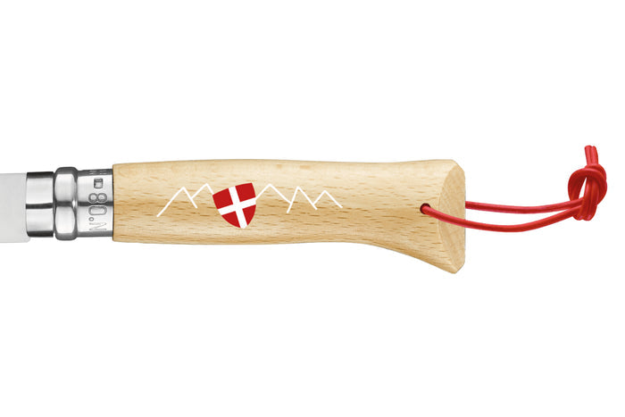 Couteau pliant Opinel Tradition Inox Le Savoyard n°08 lame 8,5cm manche hêtre