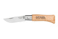Couteau pliant Opinel Tradition Inox n°02 lame 3,5cm manche hêtre
