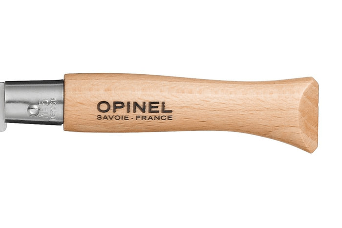 Couteau pliant Opinel Tradition Inox n°05 lame 6cm manche hêtre