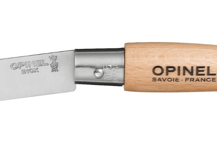 Couteau pliant Opinel Tradition Inox n°05 lame 6cm manche hêtre
