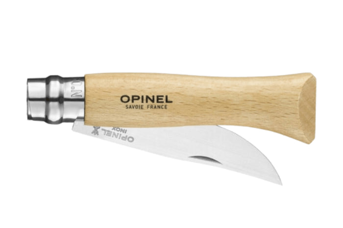Couteau pliant Opinel Tradition Inox n°09 lame 9cm manche hêtre