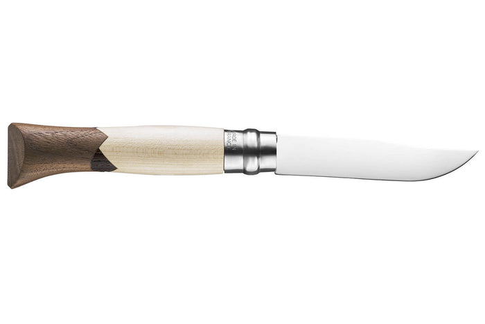 Couteau pliant Opinel Tradition Luxe Cime n°09 lame 9cm manche érable + frêne + noyer
