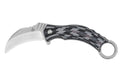 Couteau pliant QSP Eagle 120E karambit manche en G10 gris et noir 13,6cm