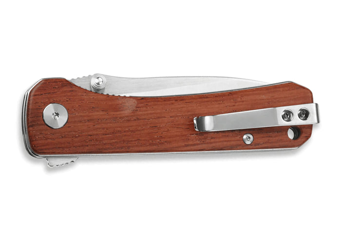 Couteau pliant QSP Hawk 131O1 manche en bois de Mkuruti 10,5cm
