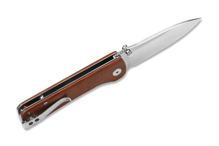 Couteau pliant QSP Hawk 131O1 manche en bois de Mkuruti 10,5cm