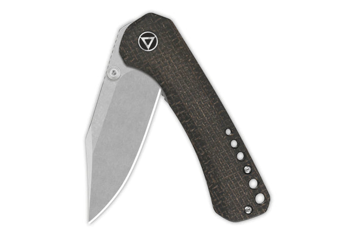 Couteau pliant QSP Kestrel 145A1 manche en micarta marron 10,2cm