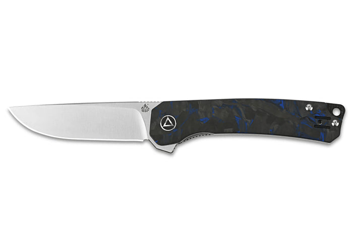 Couteau pliant QSP Osprey Shredded 139G1 manche G10 gris et bleu 10,8cm