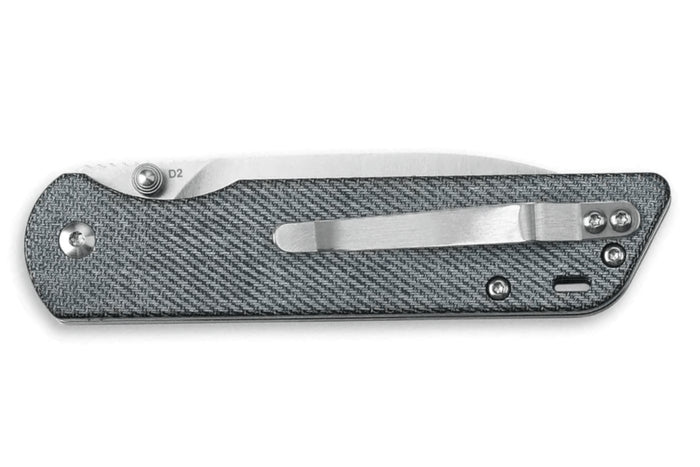 Couteau pliant QSP Parrot 102F manche en micarta denim 10,2cm