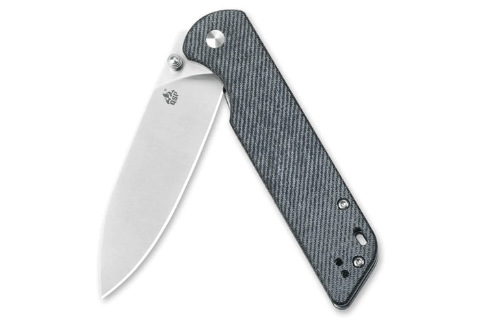 Couteau pliant QSP Parrot 102F manche en micarta denim 10,2cm