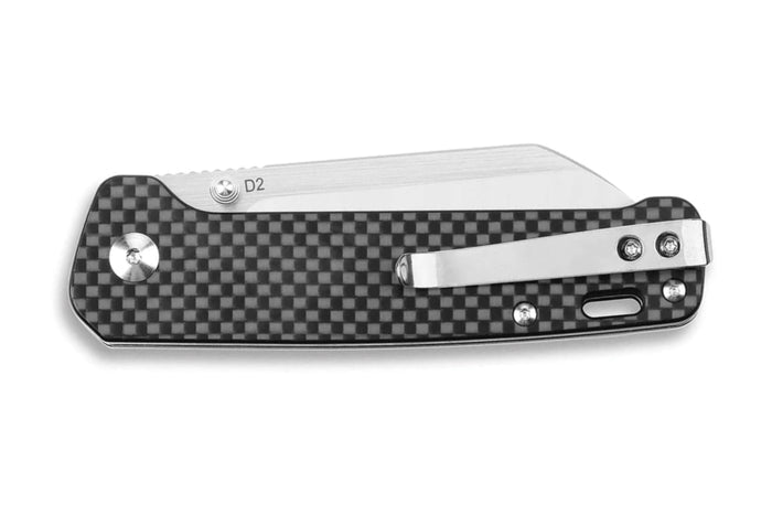 Couteau pliant QSP Penguin 130E manche en fibre de carbone gris 10,2cm