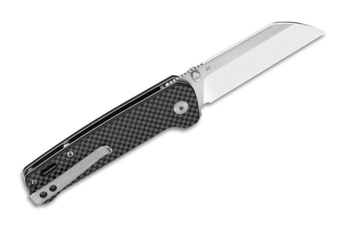 Couteau pliant QSP Penguin 130E manche en fibre de carbone gris 10,2cm