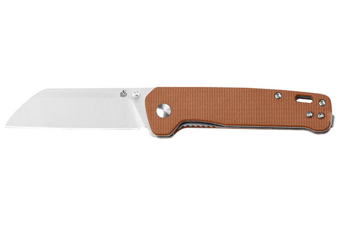 Couteau pliant QSP Penguin 130J manche en micarta tan 10,2cm