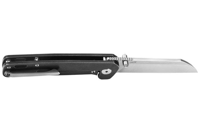 Couteau pliant QSP Penguin 130M manche en titane noir 10,2cm