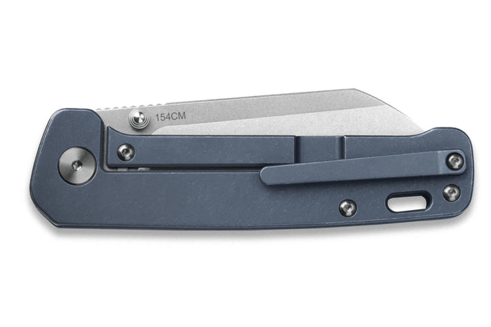 Couteau pliant QSP Penguin 130R manche en titane bleu 10,2cm