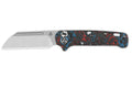 Couteau pliant QSP Penguin 130SJF1 manche en carbone multicolore 10,3cm