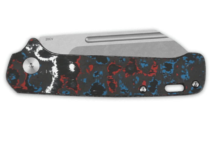 Couteau pliant QSP Penguin 130SJF1 manche en carbone multicolore 10,3cm