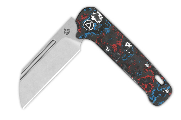 Couteau pliant QSP Penguin 130SJF1 manche en carbone multicolore 10,3cm
