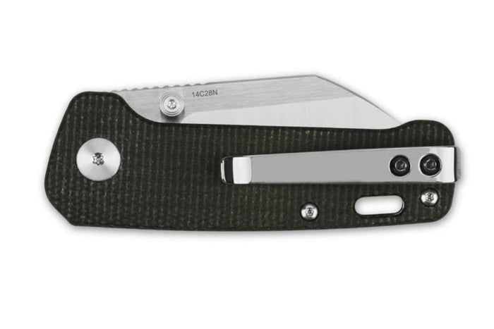 Couteau pliant QSP Penguin mini 130XSA manche en micarta noir 8,2cm