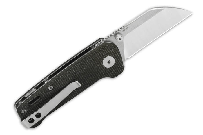 Couteau pliant QSP Penguin mini 130XSA manche en micarta noir 8,2cm