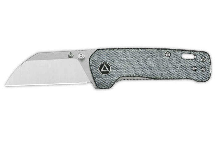 Couteau pliant QSP Penguin mini 130XSB manche en micarta denim 8,2cm