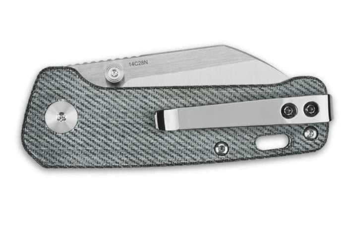 Couteau pliant QSP Penguin mini 130XSB manche en micarta denim 8,2cm