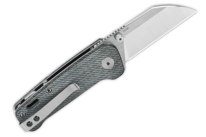 Couteau pliant QSP Penguin mini 130XSB manche en micarta denim 8,2cm