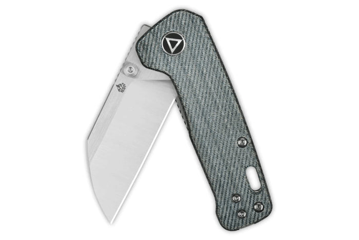 Couteau pliant QSP Penguin mini 130XSB manche en micarta denim 8,2cm