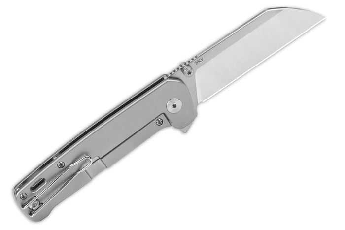 Couteau pliant QSP Penguin Plus 130XLA manche en titane gris 11,4cm