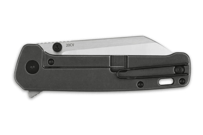 Couteau pliant QSP Penguin Plus 130XLE1 manche en carbone/titane noir et bronze 11,4cm