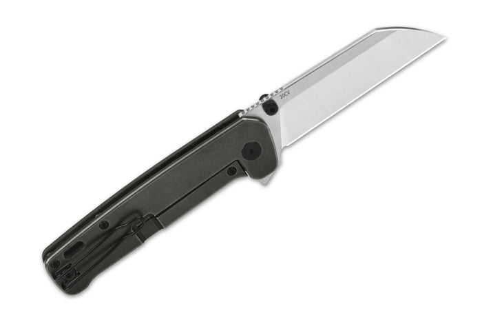 Couteau pliant QSP Penguin Plus 130XLE1 manche en carbone/titane noir et bronze 11,4cm