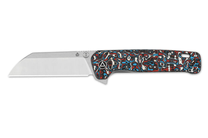 Couteau pliant QSP Penguin Plus 130XLG1 manche en carbone/titane multicolore 11,4cm