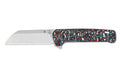 Couteau pliant QSP Penguin Plus 130XLG1 manche en carbone/titane multicolore 11,4cm