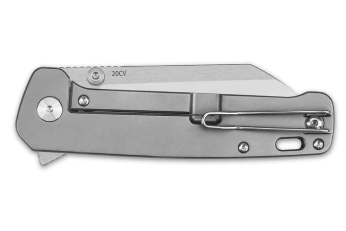 Couteau pliant QSP Penguin Plus 130XLG1 manche en carbone/titane multicolore 11,4cm