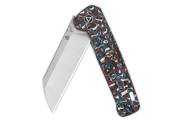 Couteau pliant QSP Penguin Plus 130XLG1 manche en carbone/titane multicolore 11,4cm