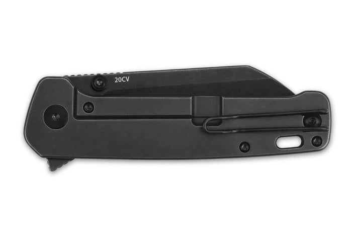 Couteau pliant QSP Penguin Plus 130XLG2 manche en carbone/titane multicolore 11,4cm