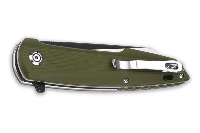 Couteau pliant QSP Phoenix 108B manche en G10 vert 12,4cm