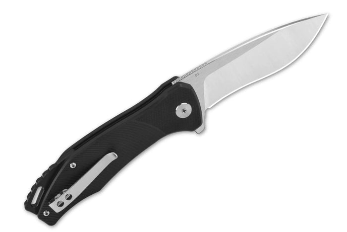 Couteau pliant QSP Raven 122C1 manche en G10 noir 11,4cm