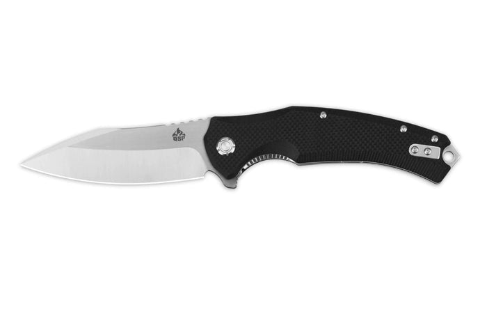 Couteau pliant QSP Snipe 121C manche G10 noir 12cm