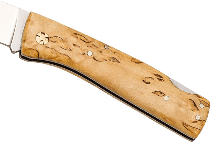 Couteau pliant Salamandra manche bouleau 9,5cm