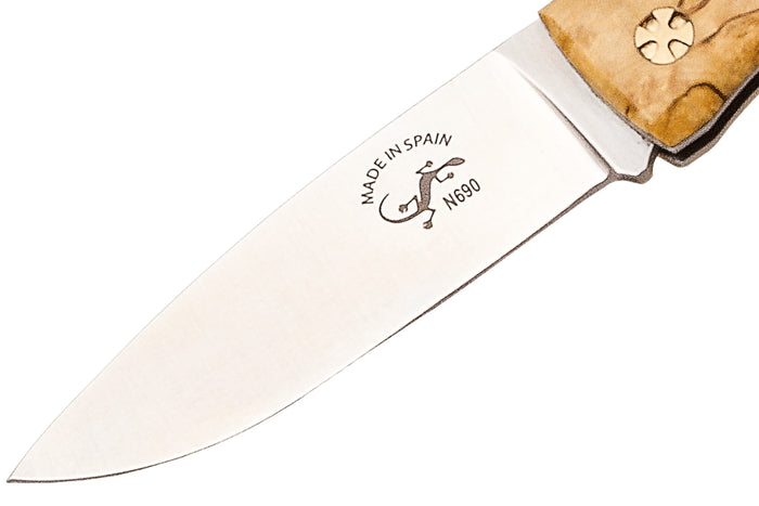 Couteau pliant Salamandra manche bouleau 9,5cm