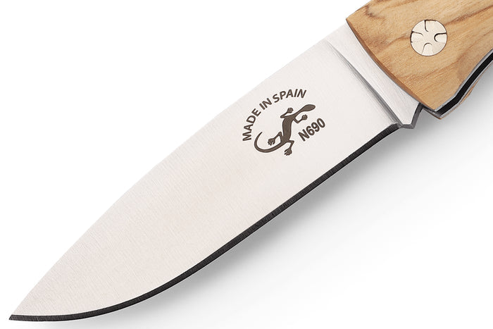 Couteau pliant Salamandra manche olivier 9,5cm